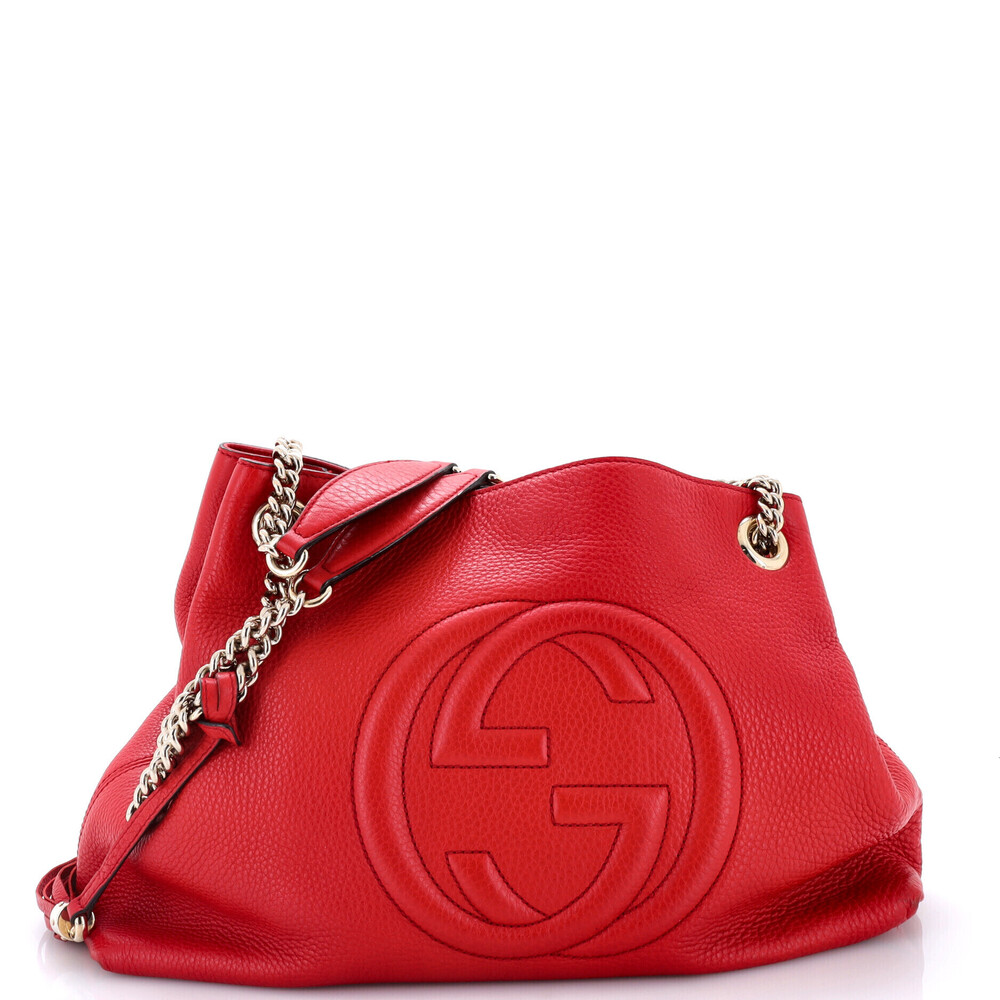 Gucci Medium Soho Chain Strap Shoulder Bag Leather